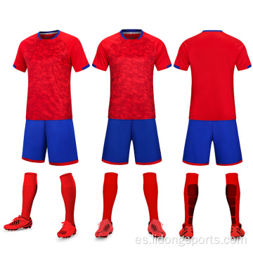 Jerseys de fútbol de sublimación establece camisas de fútbol para el equipo